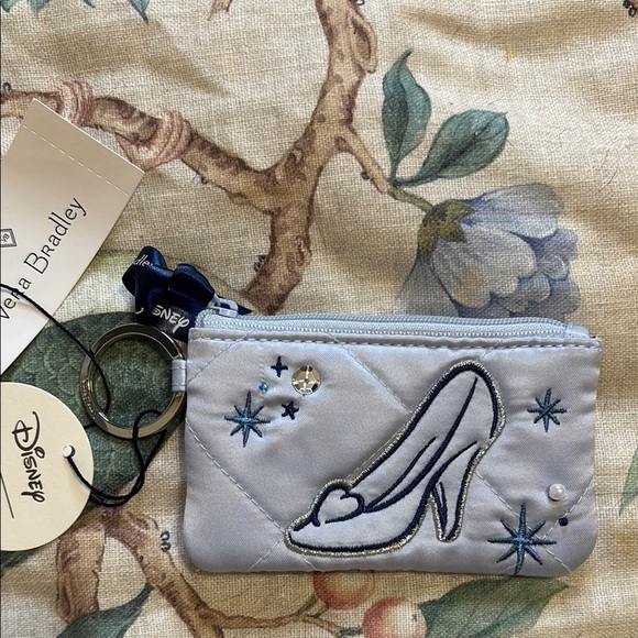 Vera Bradley Disney Cinderella Embroidered ID Case with Zipper - Picture 2 of 4